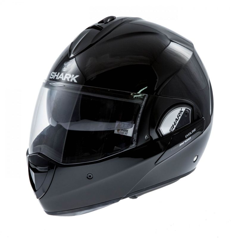 Casque Modulable Shark Evoline 3 Noir Casques Moto Sur La Bécanerie