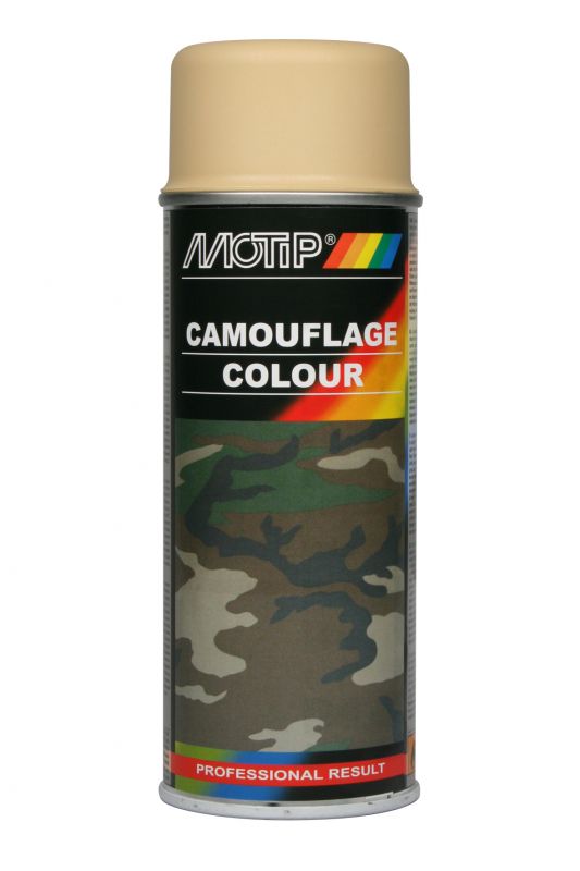 Bombe Peinture Camouflage Beige Mat Ral 1001 Motip 400 Ml M04201