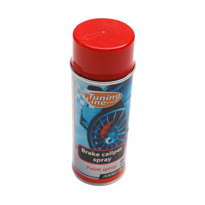 Bombe peinture rouge haute-température étriers Motip 400ml ...