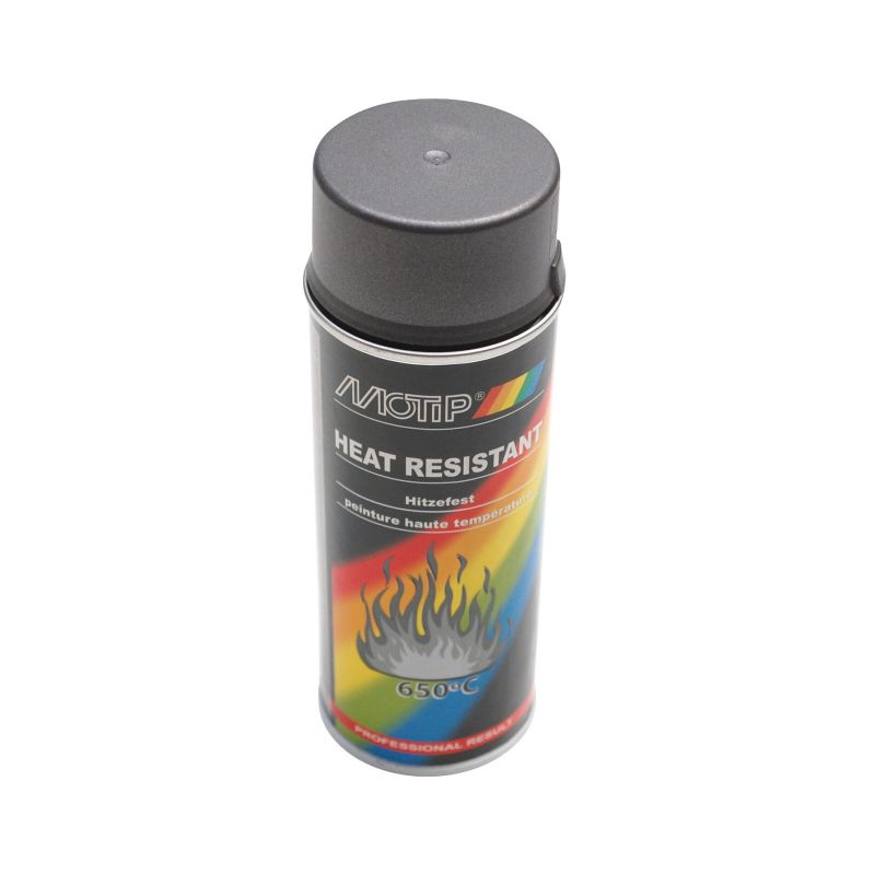 Bombe Peinture Anthracite Haute Température Motip 400ml Peinture