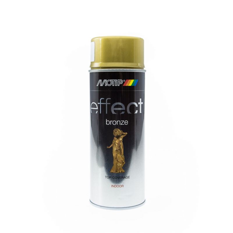 Bombe Peinture Jaune Effet Or Motip 400 Ml M01614 Peinture Sur La