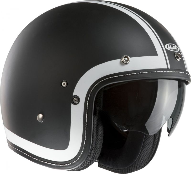 Casque Jet Hjc Fg 70s Heritage Mc5f Noirblanc