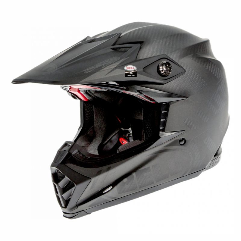 Casque Cross Bell Carbon Flex Syndrome Noir Mat Casques Moto Sur