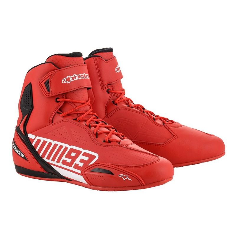 Rougeblanc Chaussures Moto Marc Austin Marquez Alpinestars NnOX8Pk0w