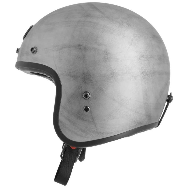 Casque Jet Astone Vintage Bellair Mat Gris Casques Moto Sur La