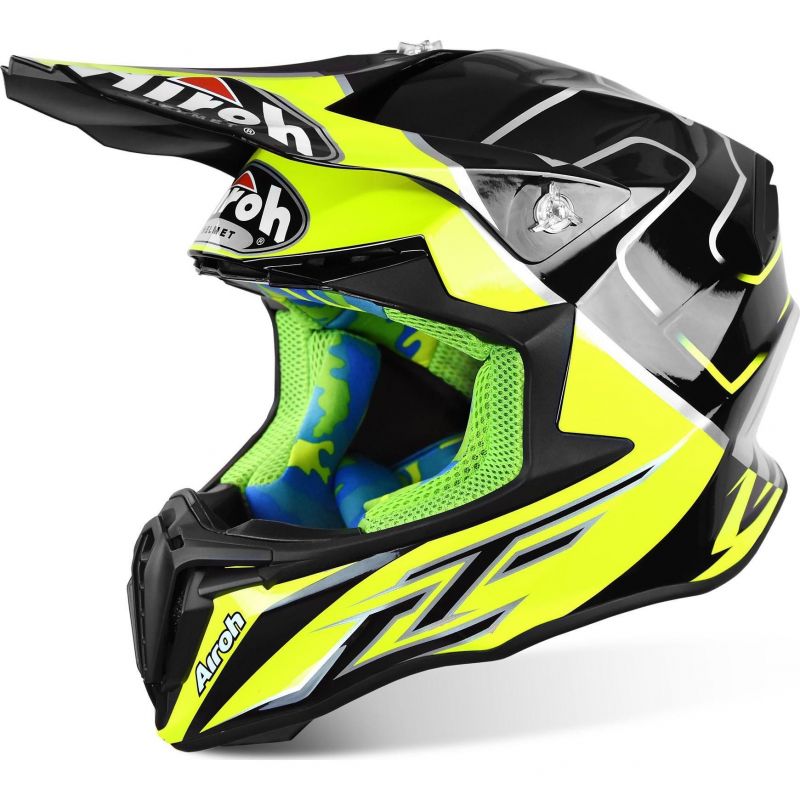 Casque Cross Airoh Twist Cairoli Mantova Jaunenoir Casques Moto