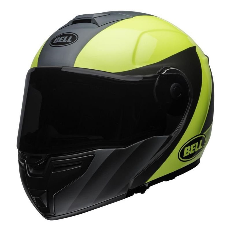 Casque Modulable Bell Srt Presence Matbrillant Grisjaune Fluo