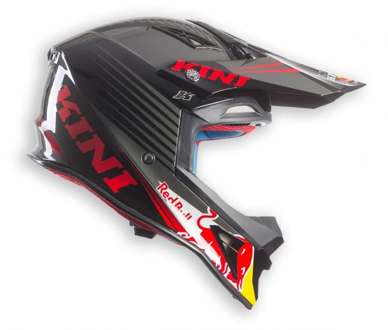 Casque Cross Kini Red Bull Competition Noir Casques Moto Sur La