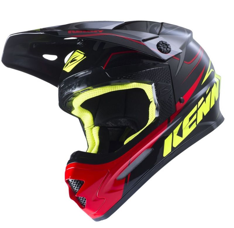 Casque cross Kenny Track noir/gris/rouge