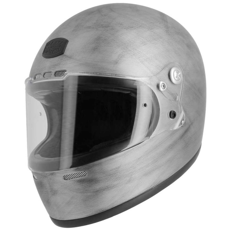 Casque Intégral Astone Vintage Gt Retro Mat Gris
