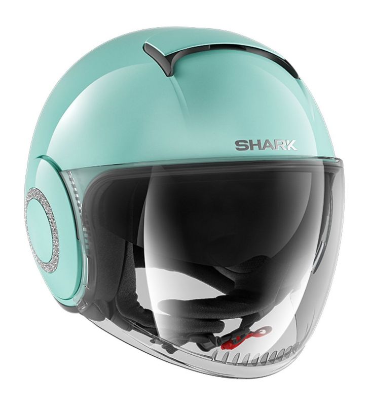 Casque Jet Shark Nano Swarovski Blank Vert Casques Moto Sur La