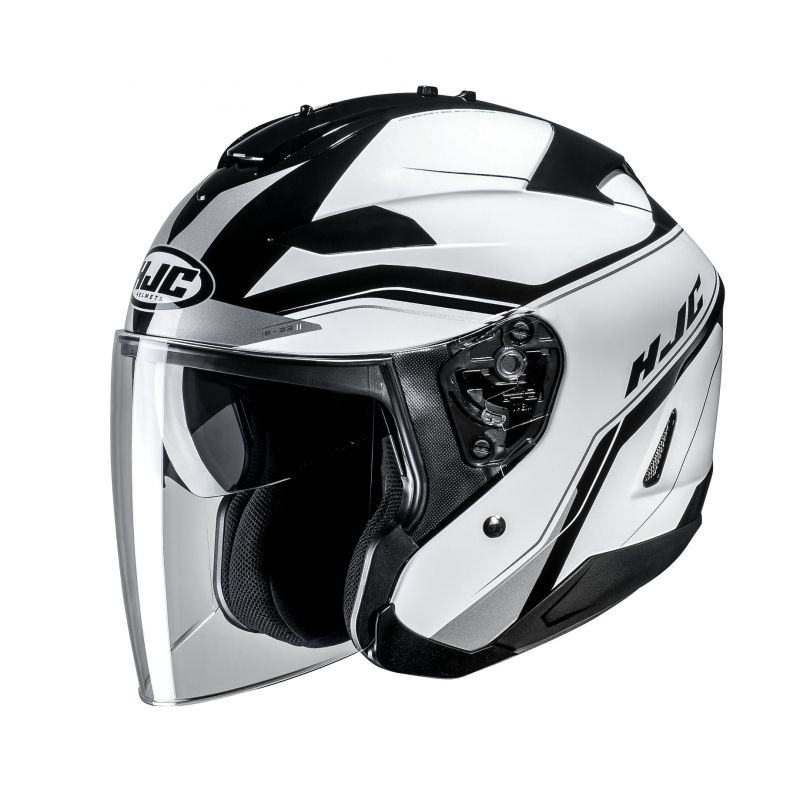 Casque Jet Hjc Is 33 Ii Korba Blancnoir
