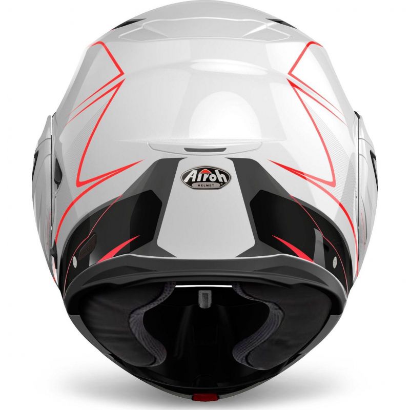 Casque Modulable Airoh Rev Révolution Blancnoirrouge Casques