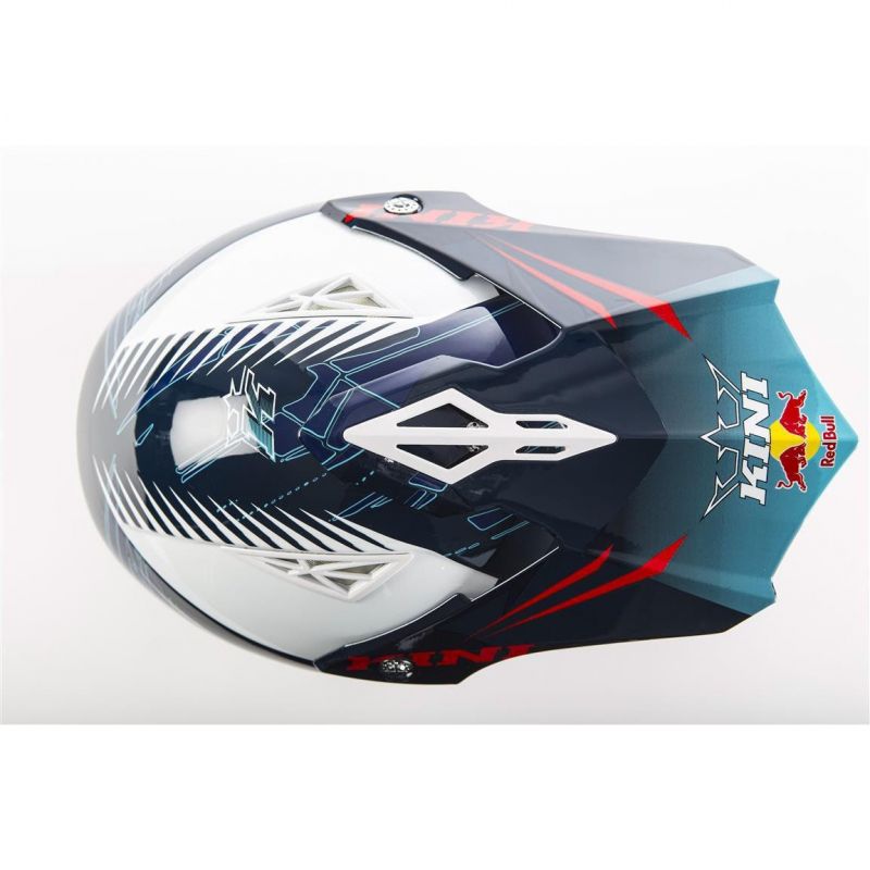 Casque Cross Kini Red Bull Competition Bleu Marine Casques Moto