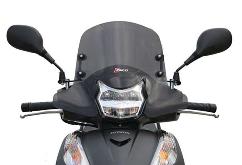 Pare Brise T4 Tune Fumé Bas Pour Honda Sh 300 2016 Pièces Carénage