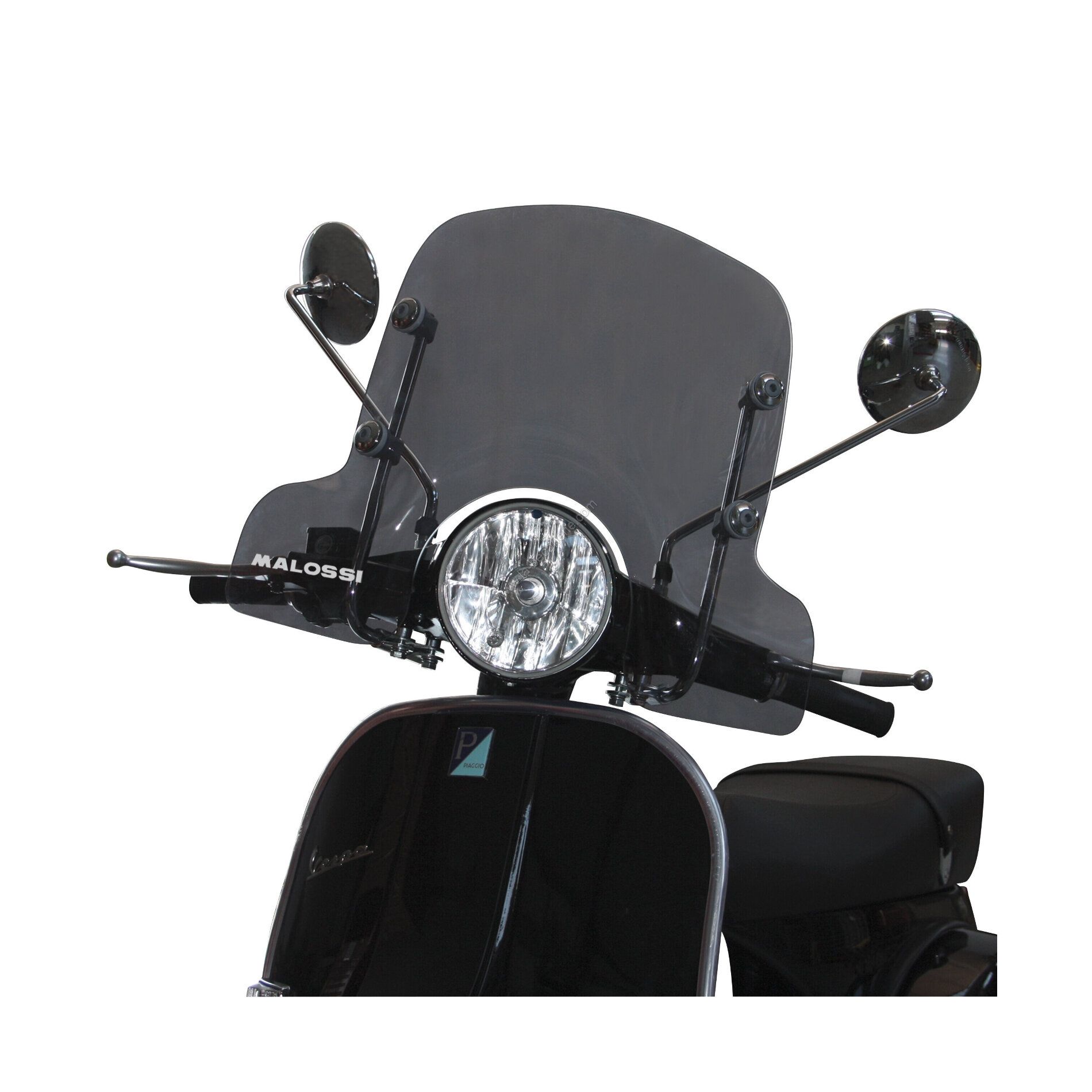 Bulle Malossi fumée Vespa PX 80, 125, 150, 200 cc - Pièces Carénage sur