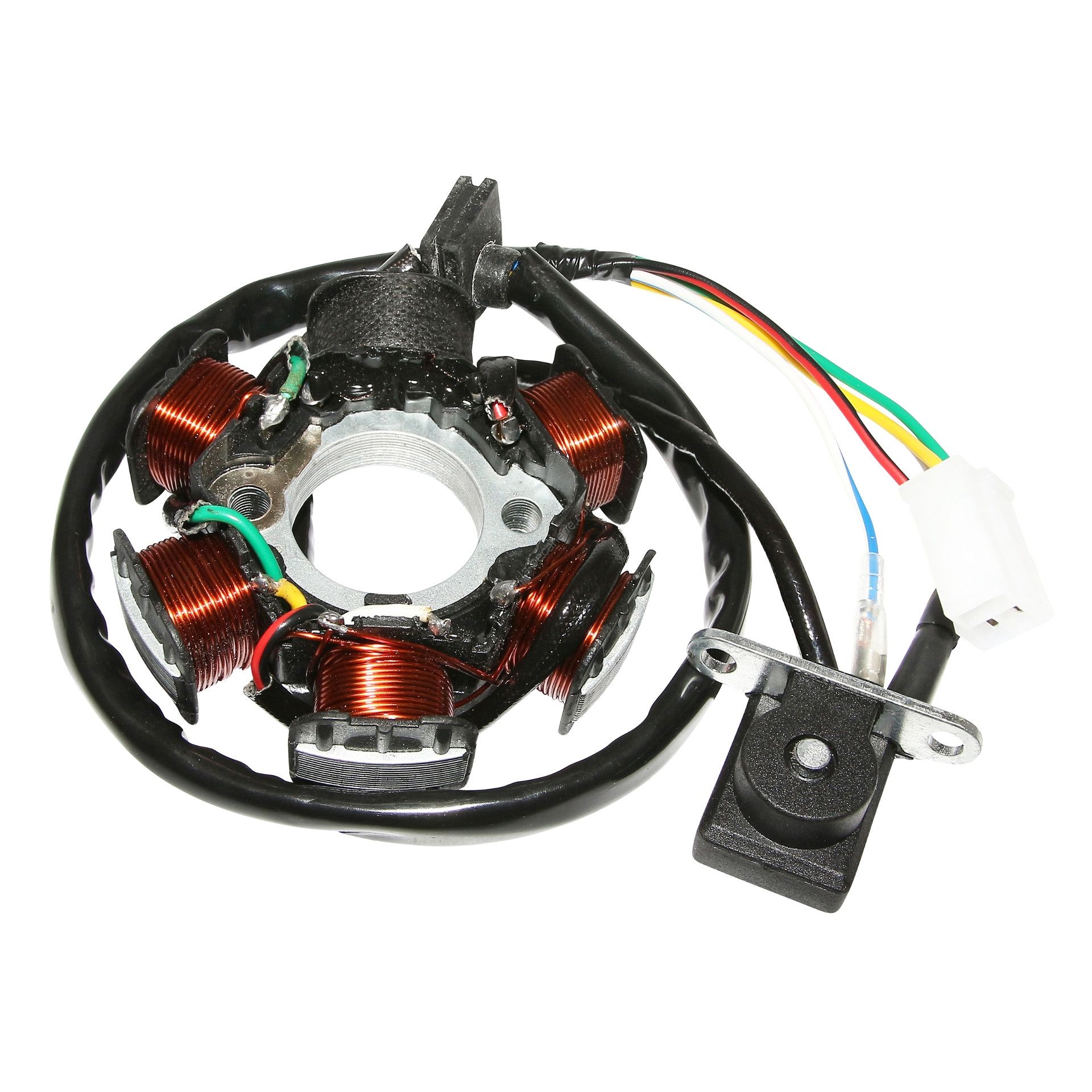 Stator allumage 1Tek Origine 6 pôles scooter chinois 4t gy6 139qmb ...