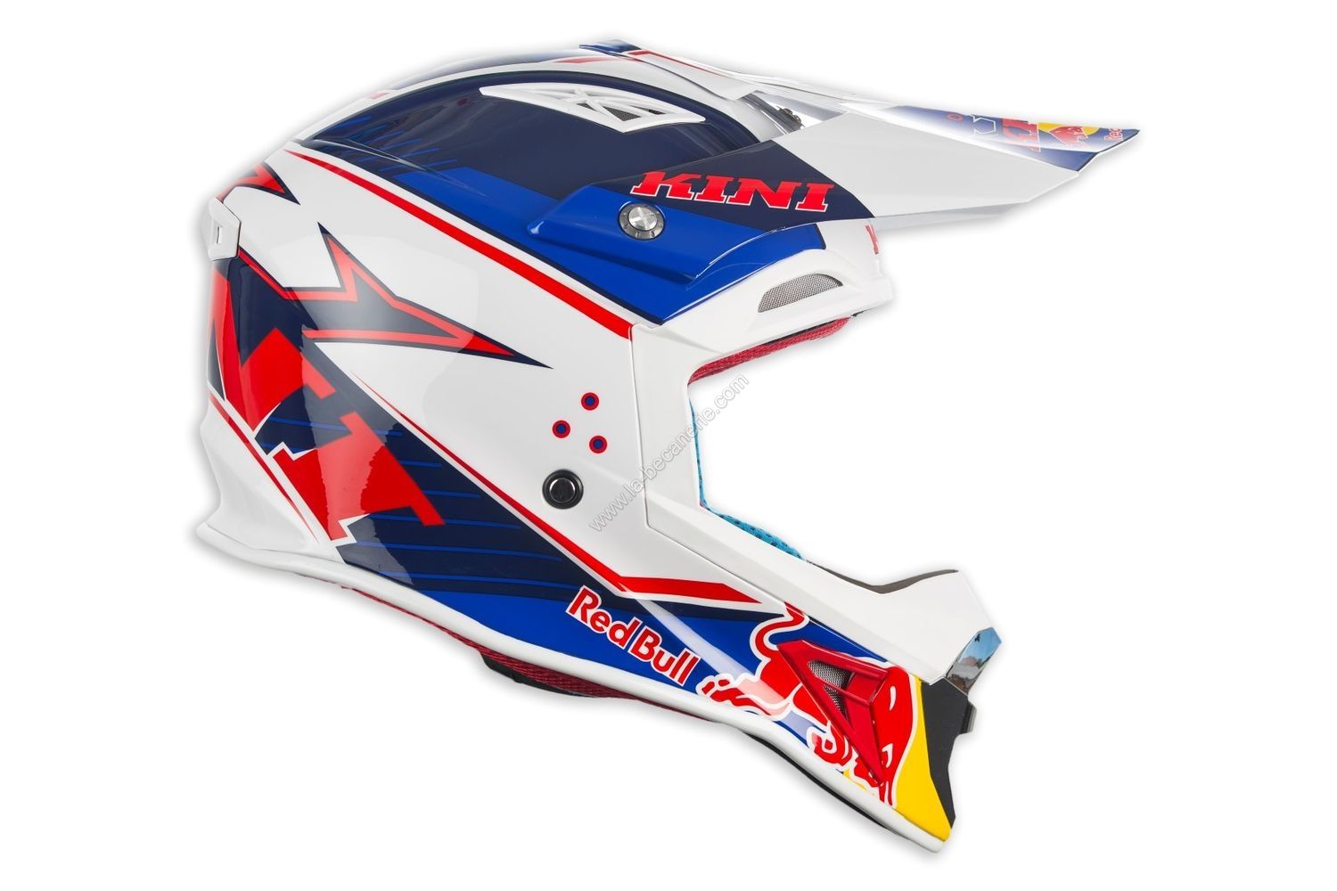 Casque Cross Kini Red Bull Competition Bleu Marineblanc Casques