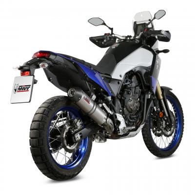 Silencieux Mivv Oval titane casquette carbone Yamaha Ténéré 700 18-20
