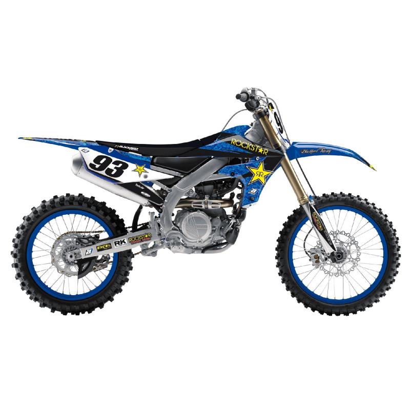 Kit déco + housse de selle Blackbird Rockstar Energy Yamaha YZ 450F 1