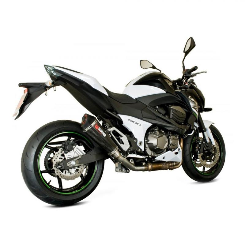 Silencieux Scorpion Serket Taper carbone Kawasaki Z 800 13-16