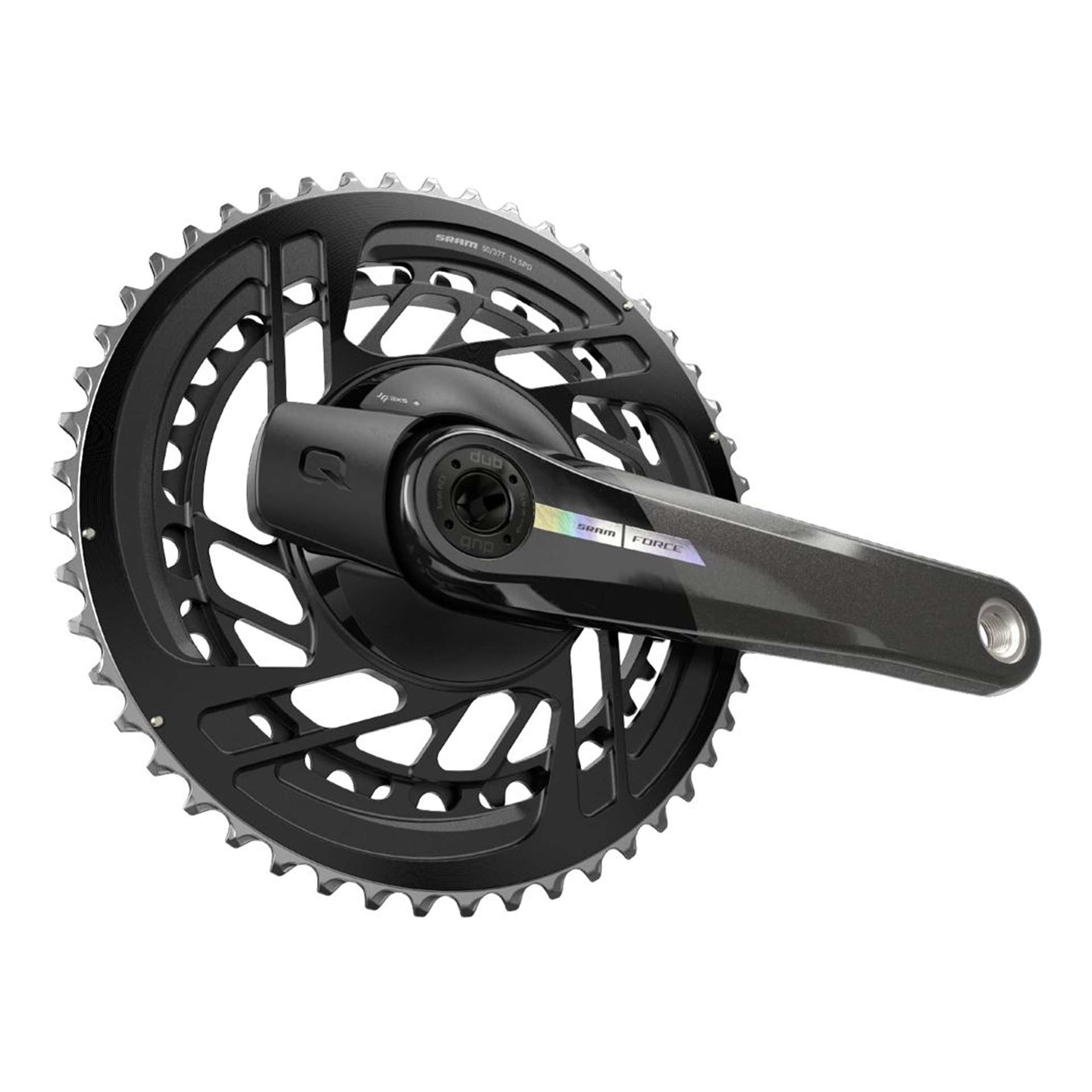Pédalier Sram Force AXS D2 DUB 4835t Capteur de puissance Quarq 2x12v noir Partie cycle vélo