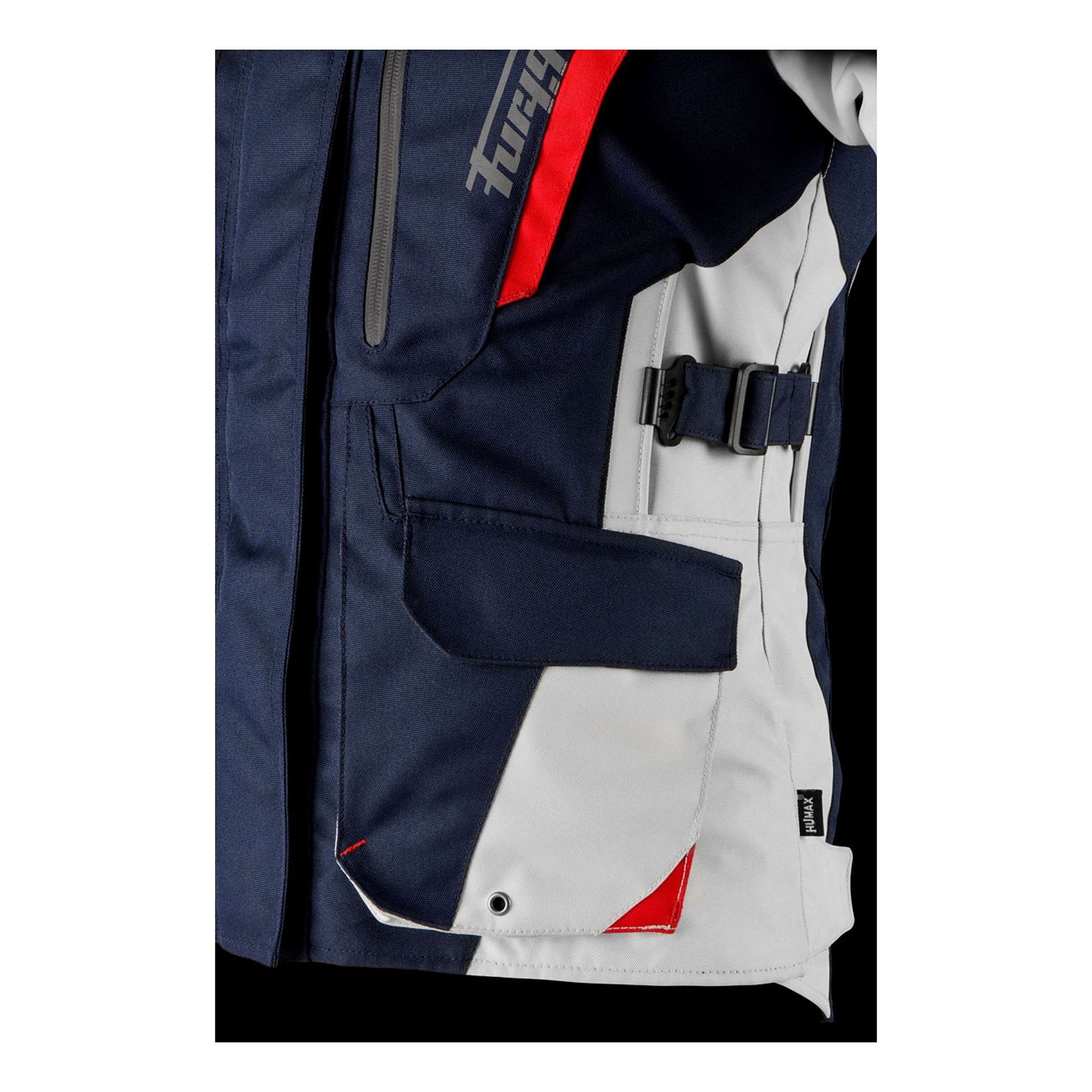 Veste textile femme Furygan Apalaches Lady Evo bleu/pearl/rouge