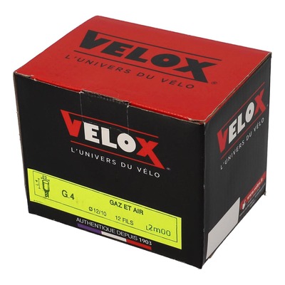 Boîte de 25 câble de Gaz Velox boule 5x7mm brun 12/10e 2m