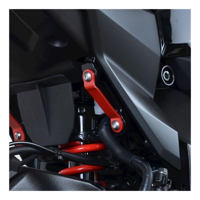 Caches orifices de repose-pieds arrière R&G Racing rouges Suzuki GSX-S 1000 Katana 19-21