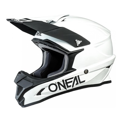 Casque cross O’Neal 1SRS Solid blanc