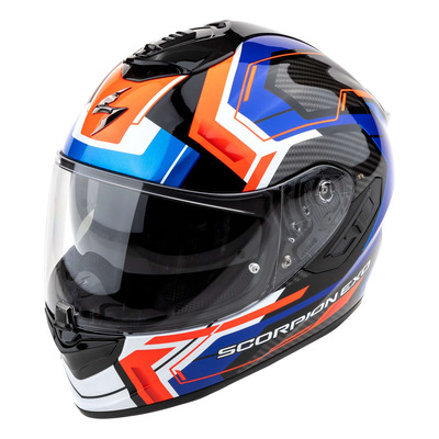 Casque intégral Scorpion Exo-1400 Evo 2 Air Linart black/blue/red
