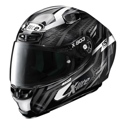 Casque intégral X-Lite X-803 RS Ultra Carbon Deception carbone/gris