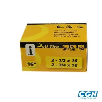 Chambre à Air 16 2 3/4x16 Vs Deli valve Droite
