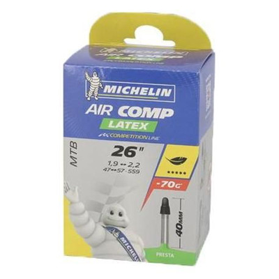 Chambre à Air vélo Michelin Air Comp Latex C4 26 x 1.90-2.20" valve Presta (40 mm)