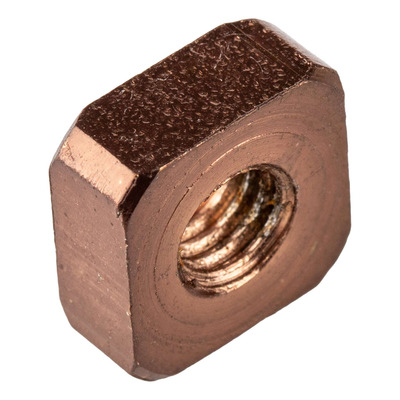 Écrou carré cuivre pour fixation d'échappement M6x100