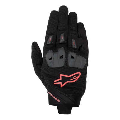 Gants cuir Alpinestars SP X 1 black/red fluo