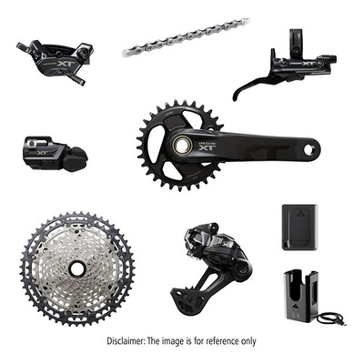Groupe Complet VTT Shimano XT M8220 Di2 12 Vitesses Pédalier 34 Cassette 9-45