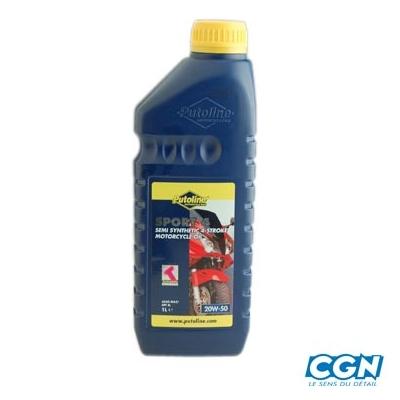 Huile moteur 4T semi-synthétique Putoline Sport 4R 20W50 (1 Litre) (= 74399 )