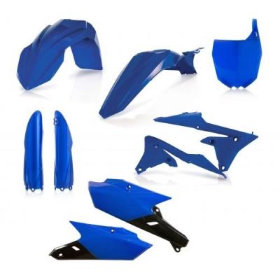 Kit plastique complet Acerbis Yamaha 250 YZ-F 14-18 Bleu/Noir Brillant
