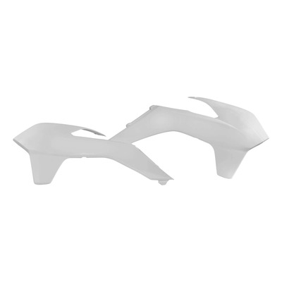 Ouïes de Radiateur ACERBIS Blanc - KTM EXC / EXCF 14-16