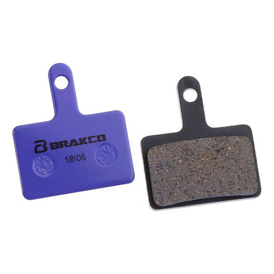 Plaquettes de frein organiques Brakco Shimano/Clarks/Tektro (x25)