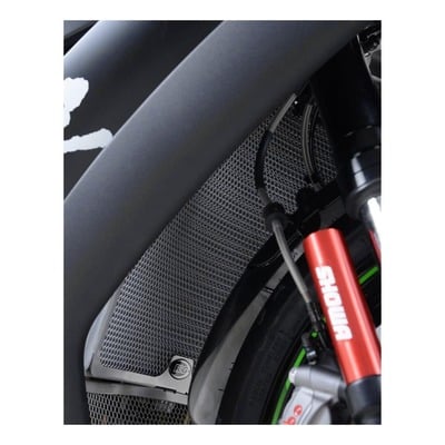 Protection de radiateur R&G Racing couleur titane Kawasaki ZX-10R 08-21