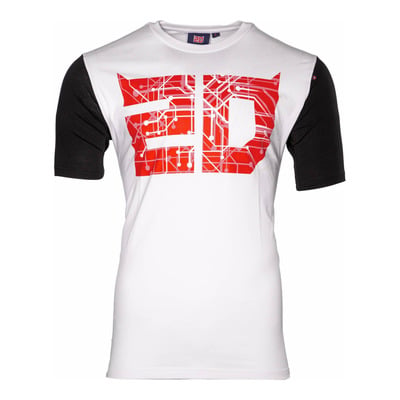 Tee-shirt Fabio Quartararo Cyber 20 blanc/noir/rouge