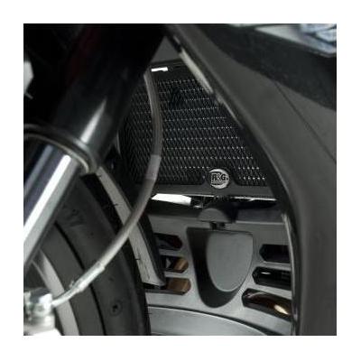 Protection de radiateur d’huile noire R&G Racing Aprilia RS4 125 11-16