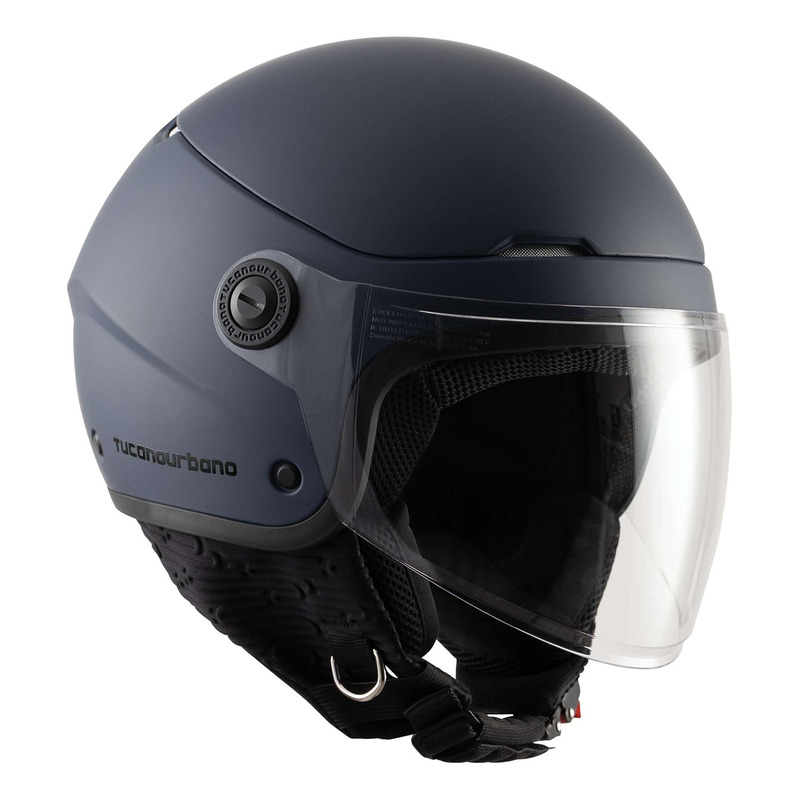 Casque jet Tucano Urbano EL’POP matt dark blue
