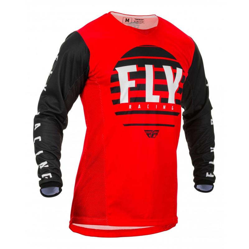 Maillot cross Fly Racing Kinetic K220 rouge/noir/blanc- 2XL