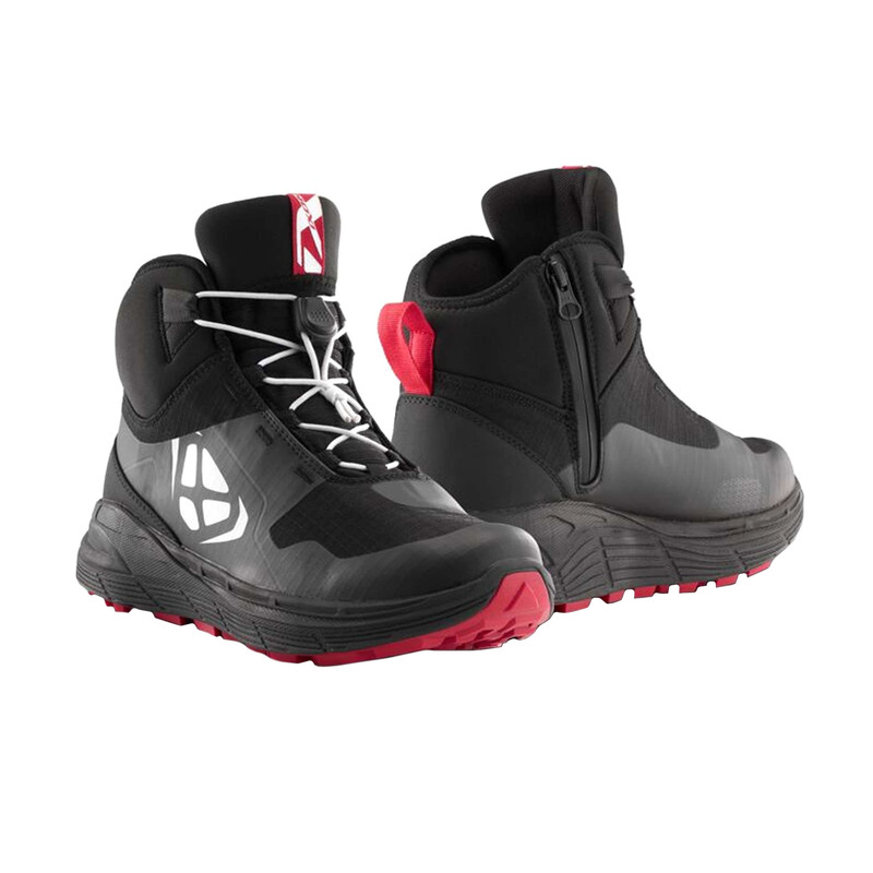 Baskets moto Ixon Snake WP black/white/red