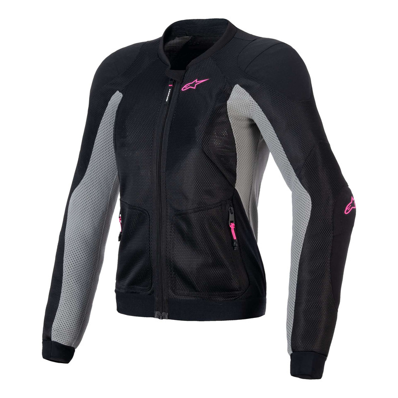 Blouson textile femme Alpinestars Stella Troop-Air black/ash gray/pink