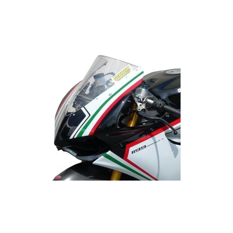 Bulle Bullster double courbure 37 cm incolore Ducati Panigale 1199 12-14