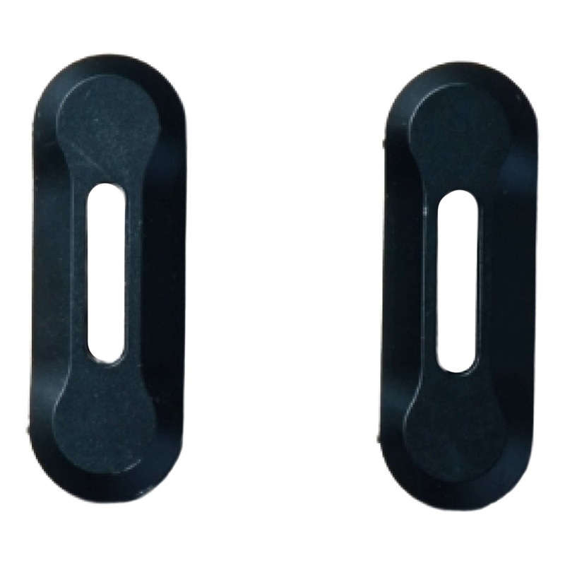 Caches vis de cadre en aluminium noir d'origine 2S000929 Moto Guzzi V9 Bobber 850 2016-23